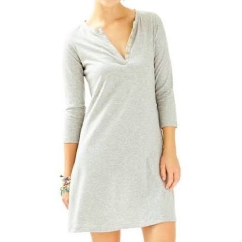 Lilly Pulitzer Banyan Dress in Heather Grey